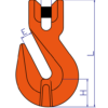 TOYO CGH CLEVIS SHORTENING GRAB HOOK drawing