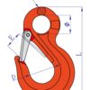 TOYO UCH CONTAINER HOOK drawing