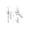 TOYO V3 type lever block drawing